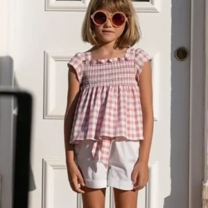 Conjunto Menina Calção Coco Aqua