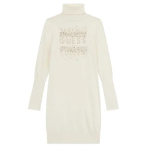 Vestido Gola Alta Guess