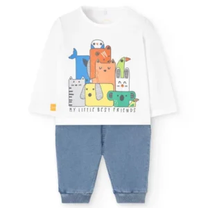 Conjunto Animais Menino Boboli